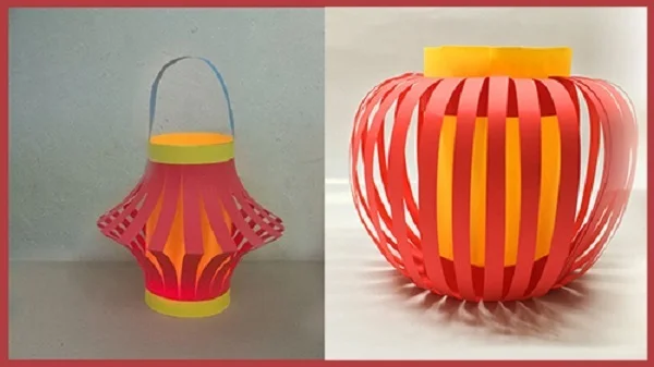 Tự làm đèn lồng từ giấy để trang trí tết