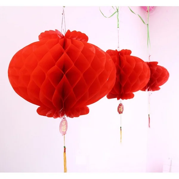 Mẫu đèn lồng làm bằng giấy tinh tế, đẹp mắt