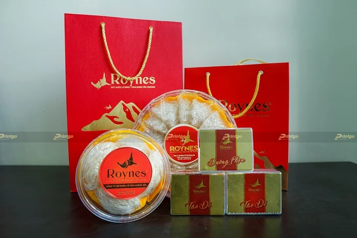 Túi giấy đựng tổ yến Roynes