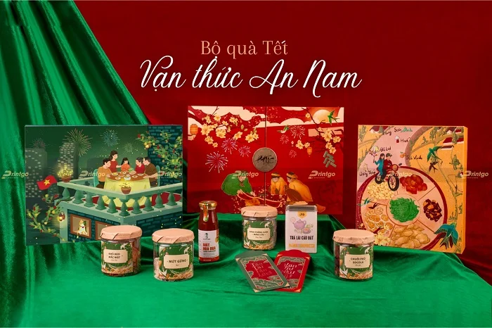 Bộ sản phẩm hộp quà tết của Sky Fruit