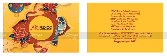 Top 20+ mẫu thiệp chúc mừng năm mới 2022 thiết kế độc quyền bởi Printgo