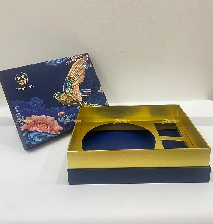 Vĩnh Yến và Printgo: Thiết kế và in hộp yến sào cao cấp nâng tầm giá trị thương hiệu