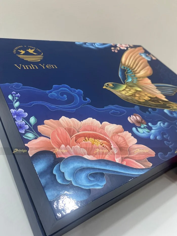 Vĩnh Yến và Printgo: Thiết kế và in hộp yến sào cao cấp nâng tầm giá trị thương hiệu