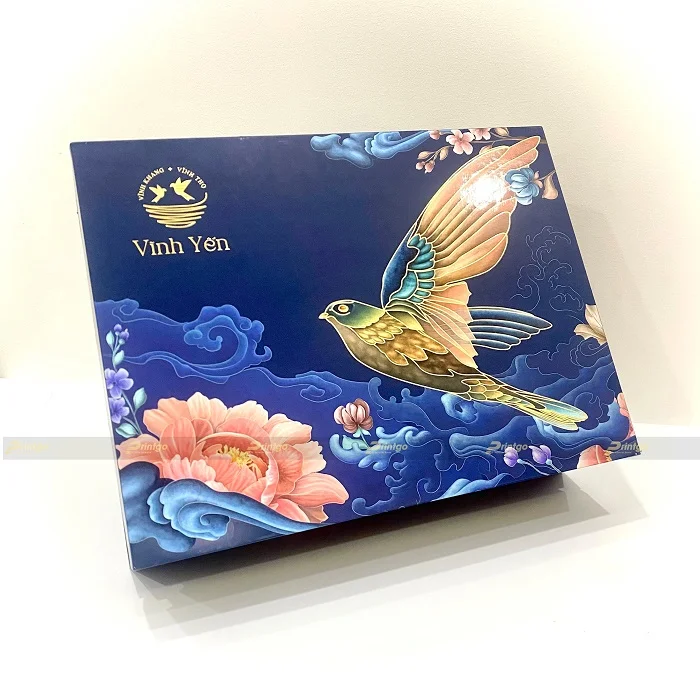 Vĩnh Yến và Printgo: Thiết kế và in hộp yến sào cao cấp nâng tầm giá trị thương hiệu