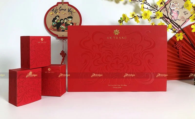 Vẻ đẹp tinh tế của hộp quà tết An Trang