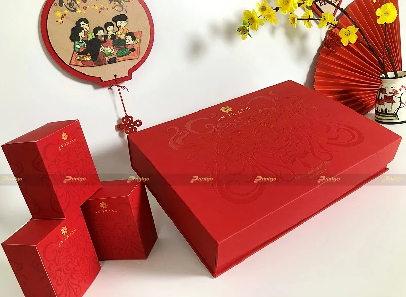 An Trang và Printgo: Thiết kế và in hộp quà tết gửi gắm tinh hoa qua từng món quà