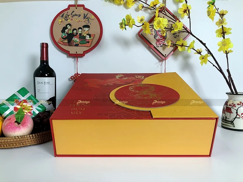 Chất liệu carton lạnh bồi giấy couche tạo nên hình dáng vuông thành sắc cạnh