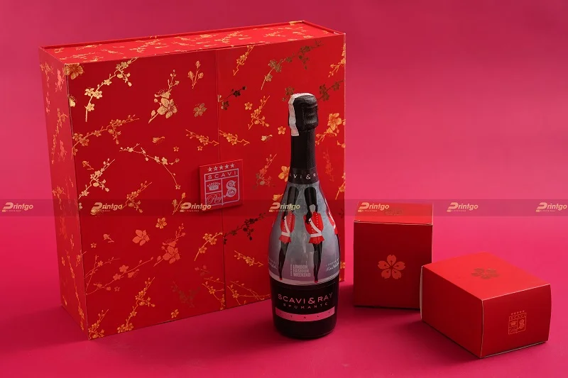 Hộp cứng đựng rượu và quà tết