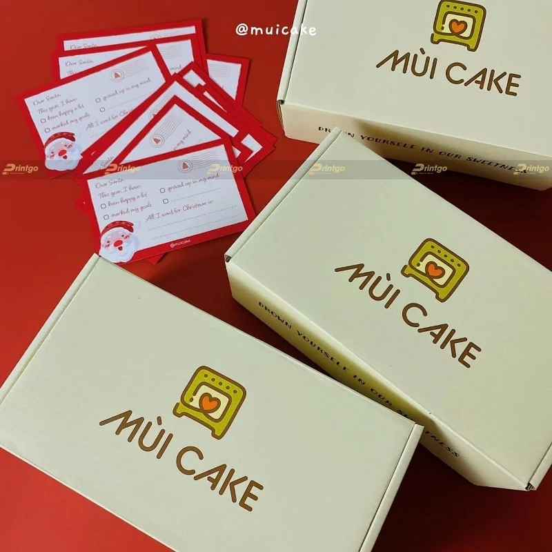 Mùi Cake và Printgo: In hộp đựng bánh cookies trao món quà ấm áp mừng lễ Giáng Sinh 2022