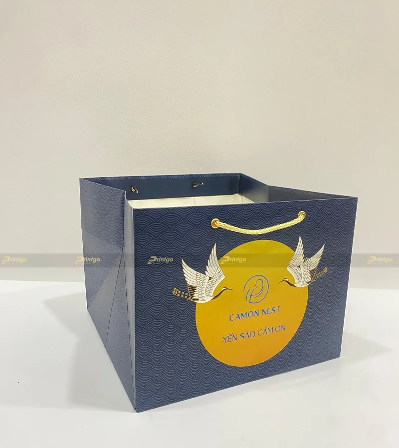 Túi giấy đựng hộp yến Camon Nest