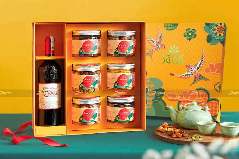 Bộ hộp quà tết của thương hiệu Salus