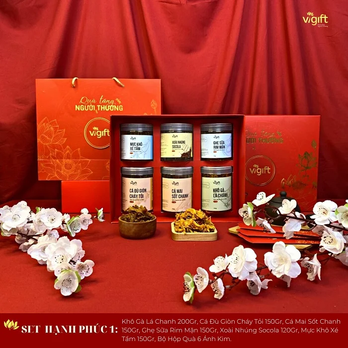 Set quà Tết Vigift - Hạnh Phúc 1