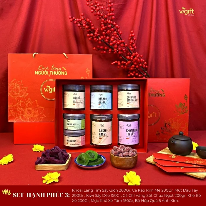 Set quà Tết Vigift - Hạnh Phúc 3