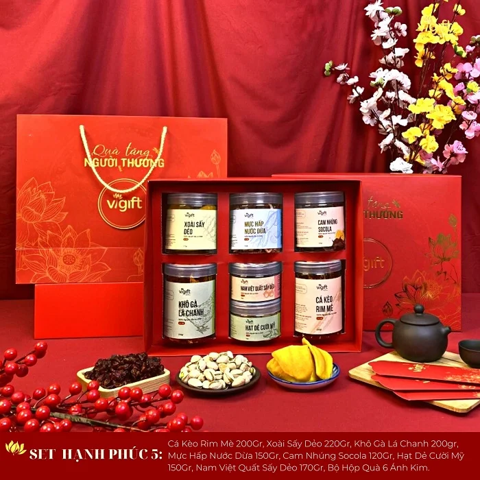 Set quà Tết Vigift - Hạnh Phúc 5