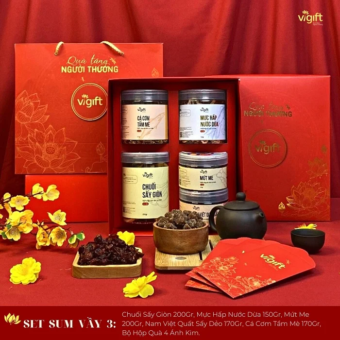 Set quà Tết Vigift - Sum Vầy 3