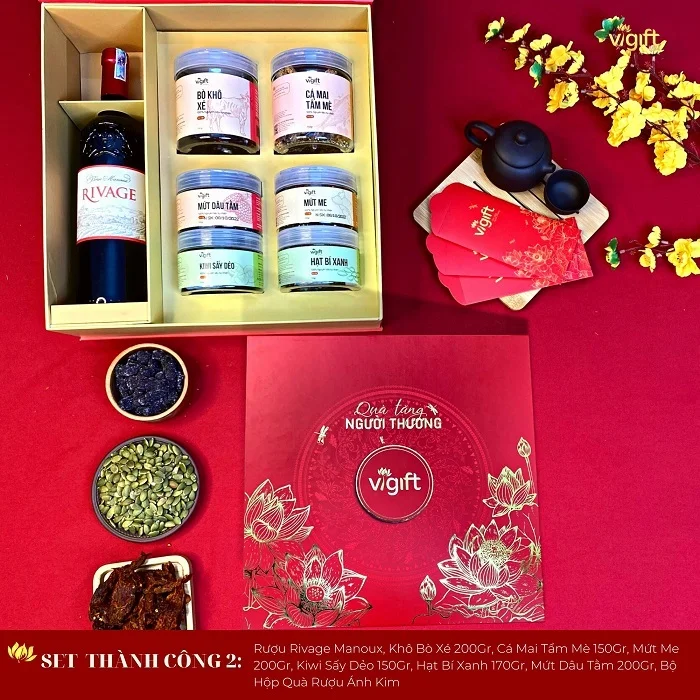 Set quà Tết Vigift - Thành Công 2