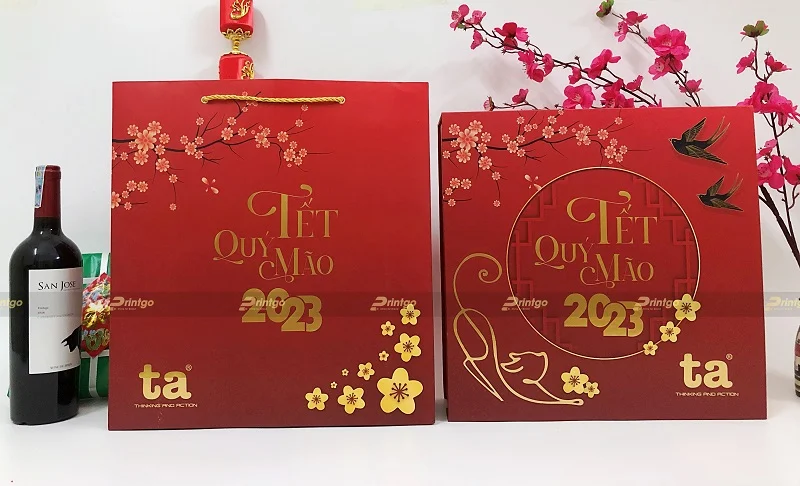 Bộ hộp quà tết của thương hiệu TA