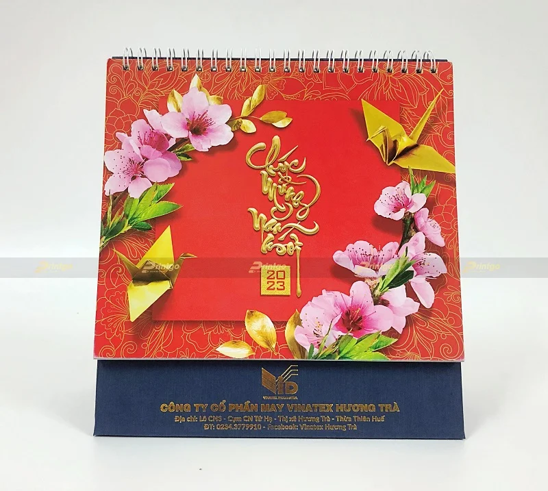 Lịch để bàn Vinatex Hương Trà
