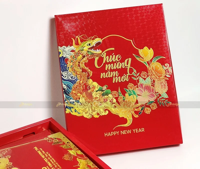 Vinatex Hương Trà và Printgo: In bộ lịch tết chào xuân 2023 mang nhiều dấu ấn thương hiệu