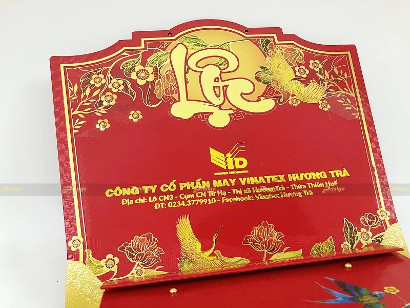 Vinatex Hương Trà và Printgo: In bộ lịch tết chào xuân 2023 mang nhiều dấu ấn thương hiệu