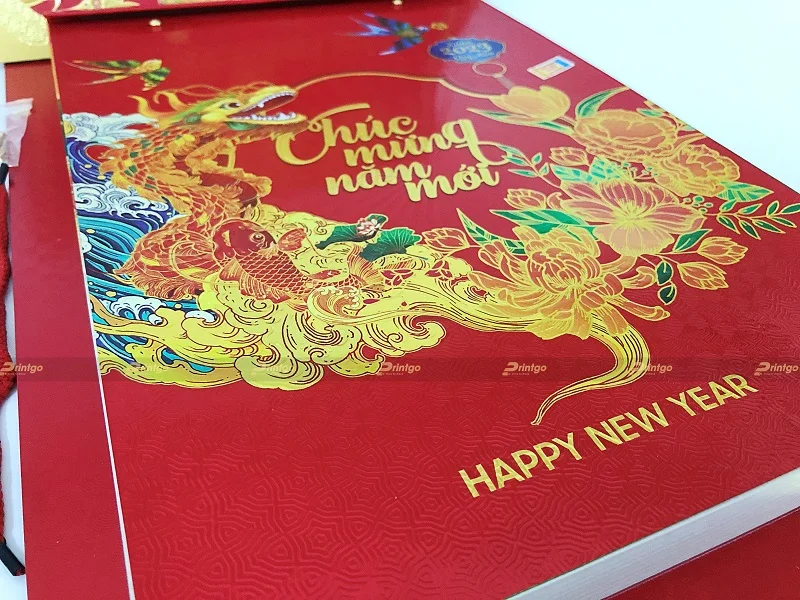 Vinatex Hương Trà và Printgo: In bộ lịch tết chào xuân 2023 mang nhiều dấu ấn thương hiệu