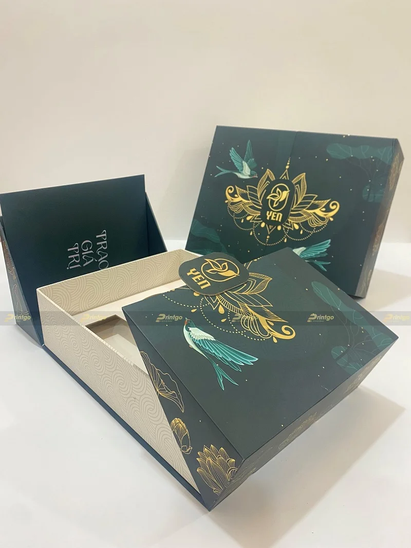 Yến và Printgo: In hộp đựng yến sào cao cấp gửi trao giá trị sức khỏe trong từng bộ quà tặng