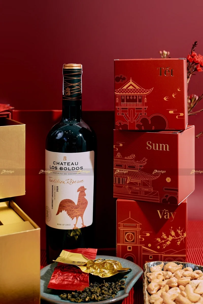 Hộp con đựng quà tết