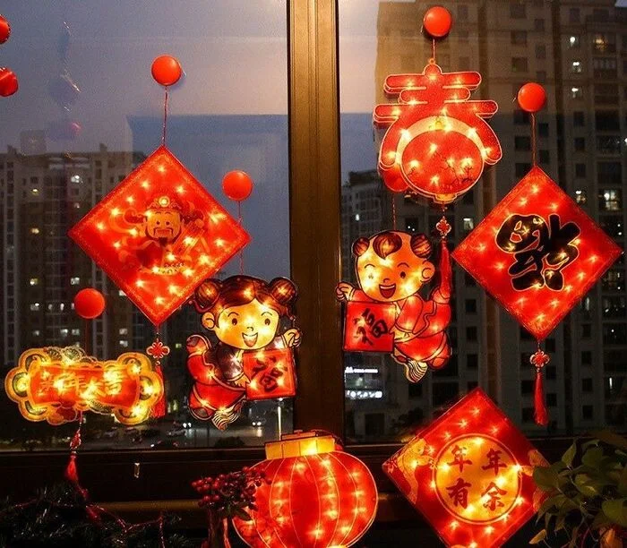 Những dây đèn led lấp lánh rực rỡ