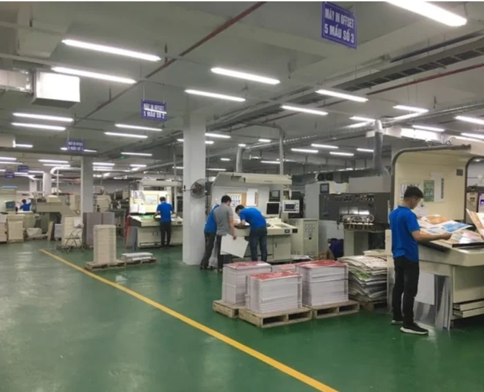 In Bắc Việt,có xưởng sản xuất hiện đại