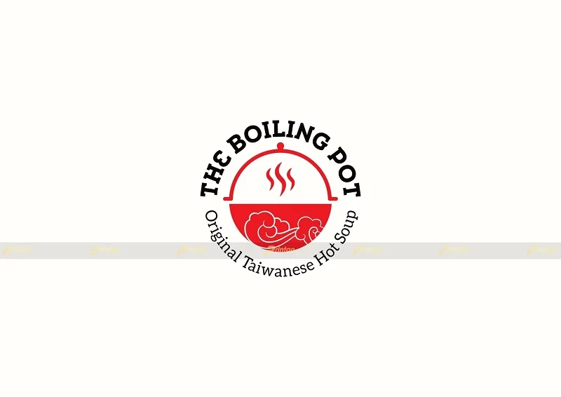 Logo thương hiệu với màu đỏ vô cùng nổi bật