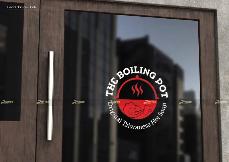 Decal dán cửa kính
