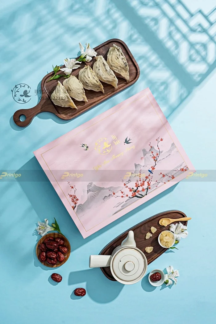 [Branding] Thiết kế bộ nhận diện thương hiệu yến sào Hỷ Tước của Printgo 
