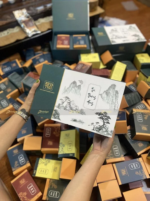 Kim Trà và Printgo: Xây dựng bộ nhận diện thương hiệu cho thương hiệu trà cao cấp