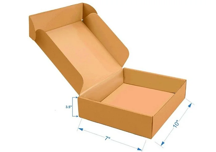 Cấu tạo của hộp carton nắp gài