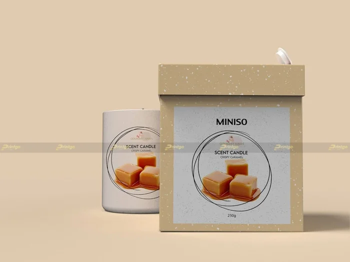 Hộp đựng nến tông màu nhẹ nhàng