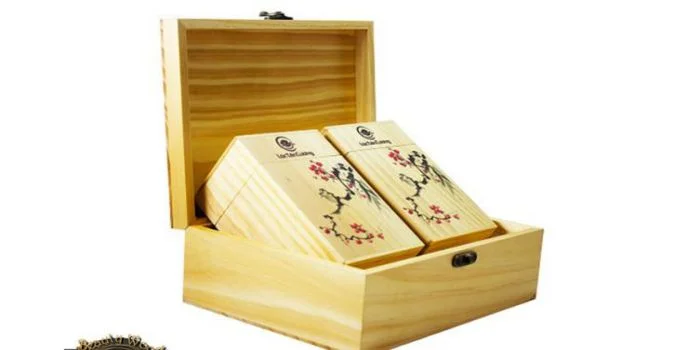 Mẫu hộp trà bằng gỗ đẹp mắt, sang trọng