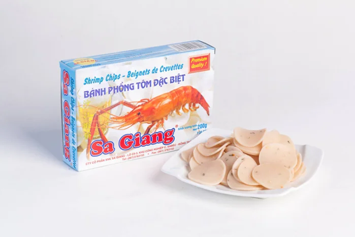 Hộp giấy giúp bảo quản bánh phồng tôm