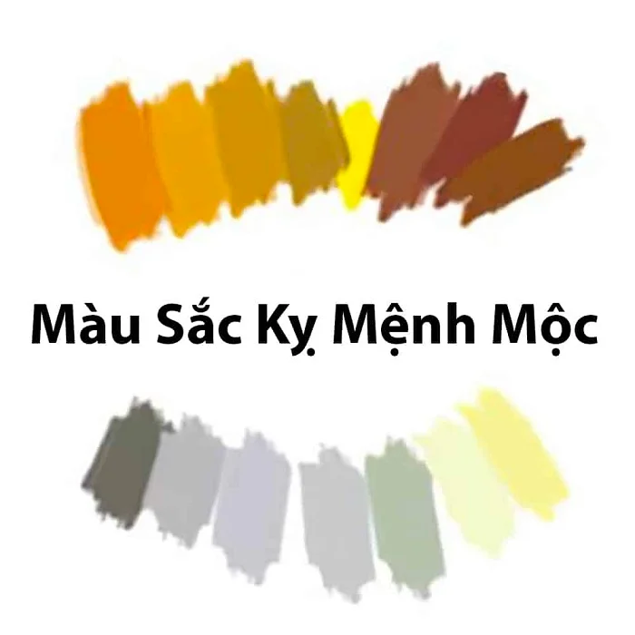 Mệnh Mộc kỵ màu sắc gì?