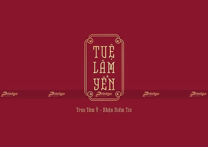 Thiết kế logo cho yến sào theo mệnh Thổ