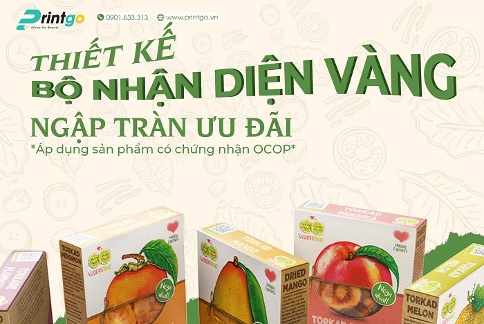SIÊU KHUYẾN MÃI: Tặng gói thiết kế miễn phí lên tới 10 triệu đồng cho các sản phẩm có chứng nhận OCOP