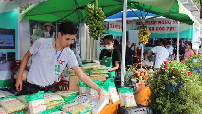 Sản phẩm tham gia chương trình OCOP (Ảnh: Printgo tổng hợp)