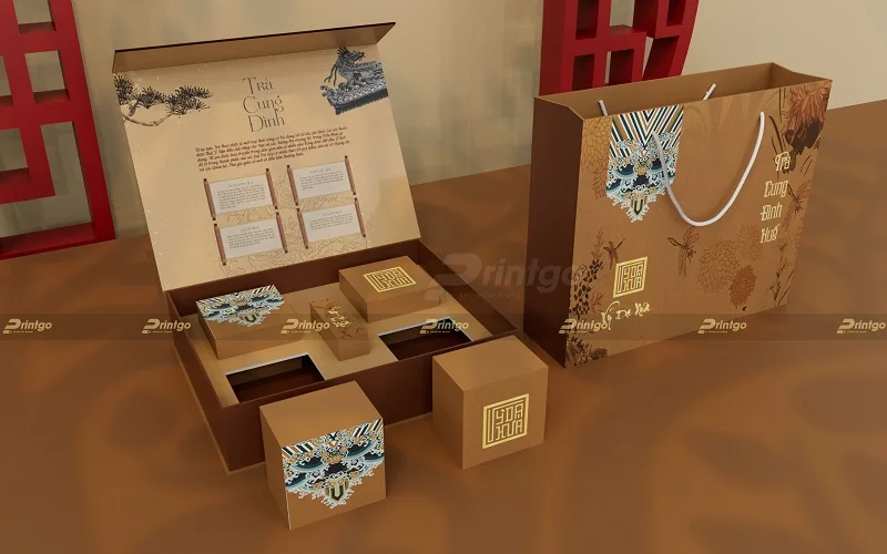 Hộp đựng trà cung đình Huế của Vỹ Dạ Xưa