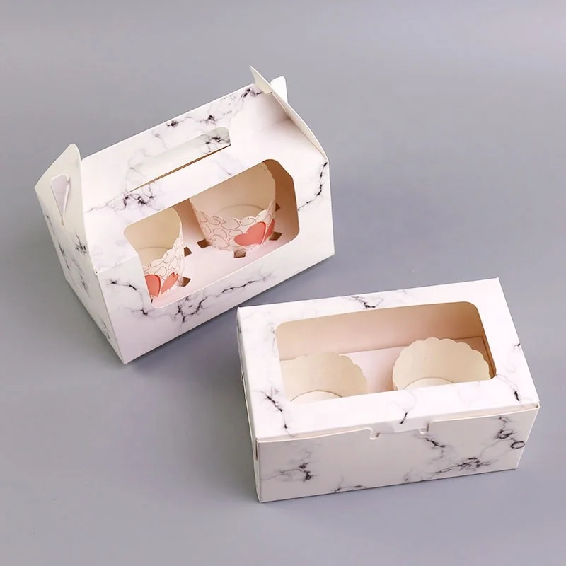 Hộp đựng bánh xin xắn. giấy ivory làm túi giấy