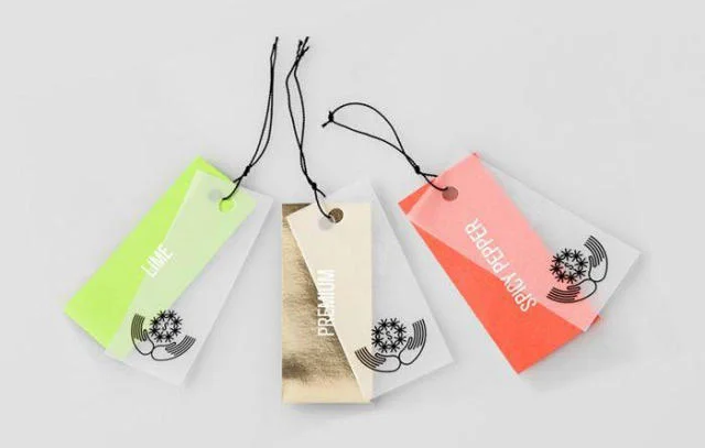 Mẫu tag nhiều màu sắc nổi bật.