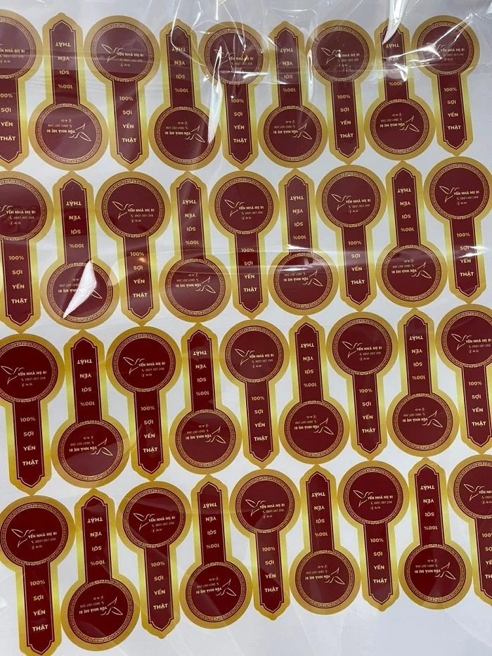 In decal giấy cán bóng