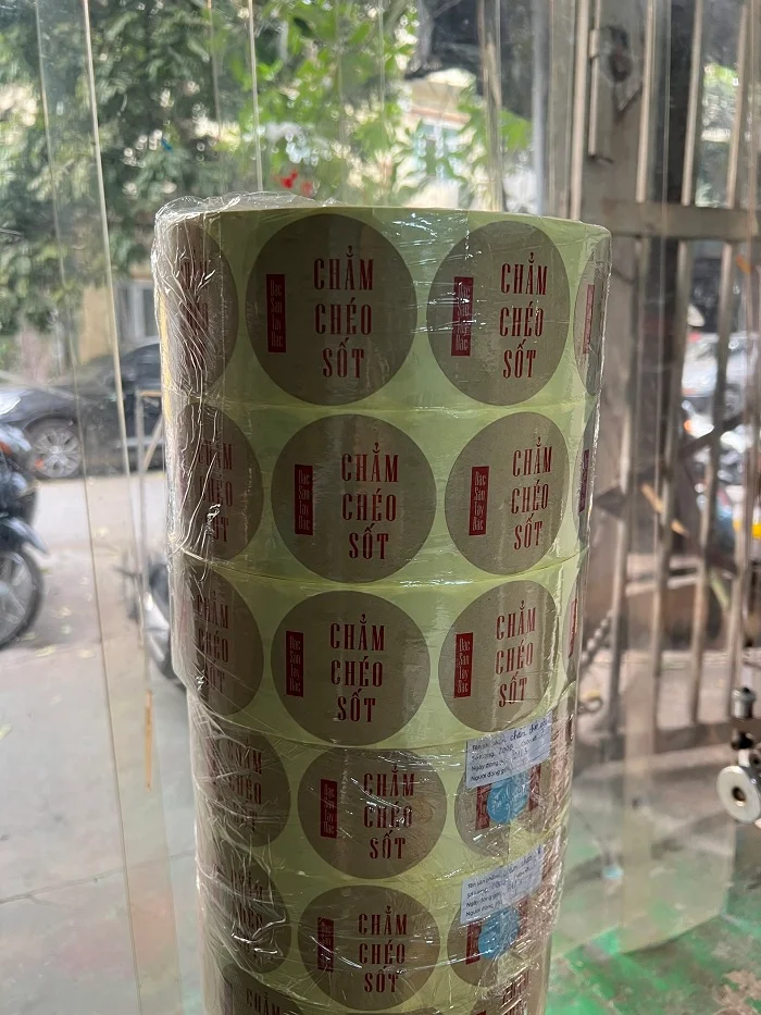 Decal hình ảnh thực tế khi in ấn.