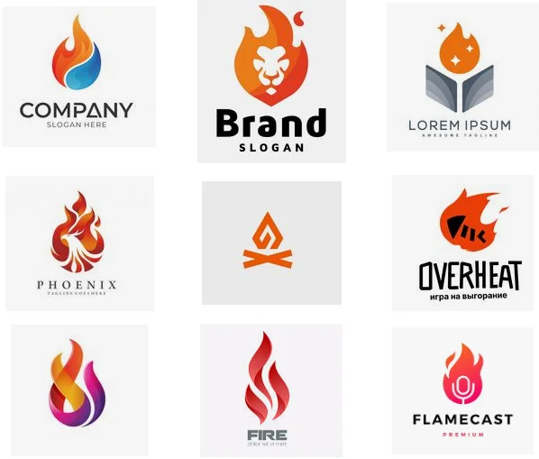 Logo thiết kế cho người mệnh Hỏa.