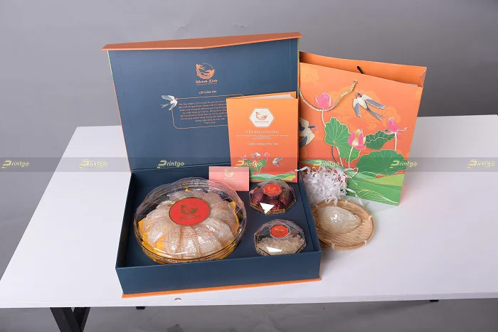 Thiết kế sang trọng và hiện đại của hộp yến