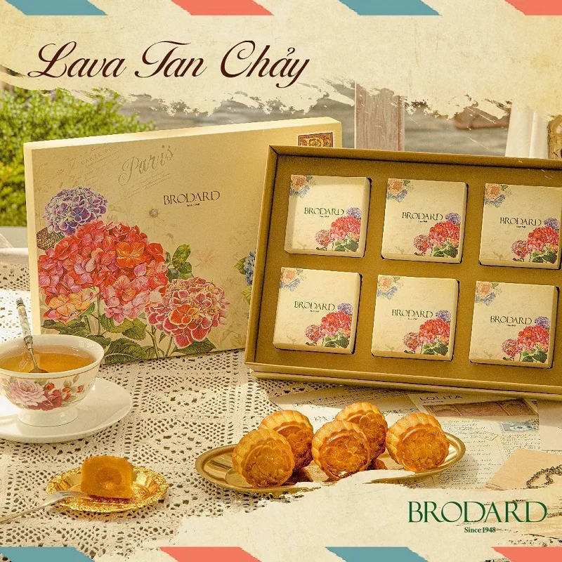 Bánh trung thu Brodard: Hương vị bánh Pháp cao cấp giữa lòng Sài Gòn