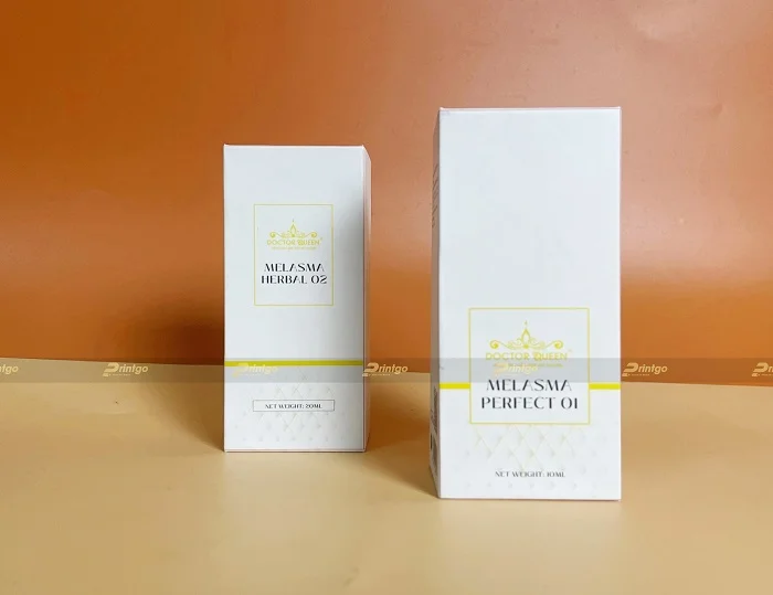 Hộp có màu trắng nhẹ nhàng